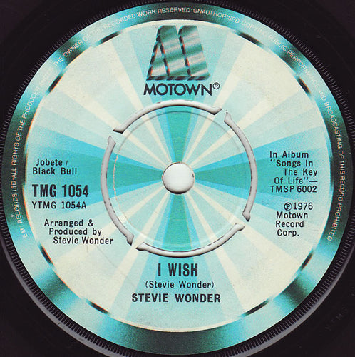 Stevie Wonder : I Wish (7