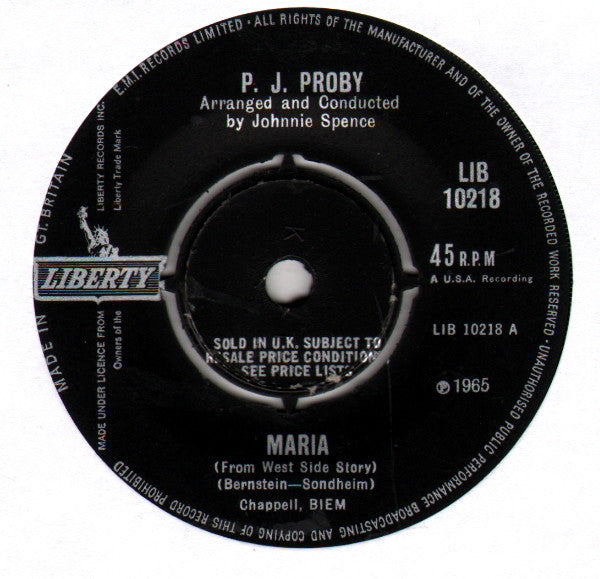 P.J. Proby : Maria (7