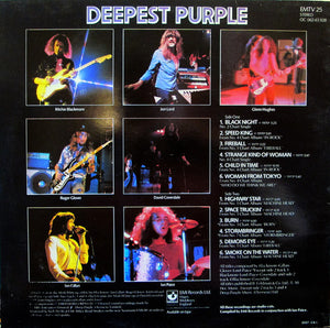 Deep Purple : Deepest Purple : The Very Best Of Deep Purple (LP, Comp)