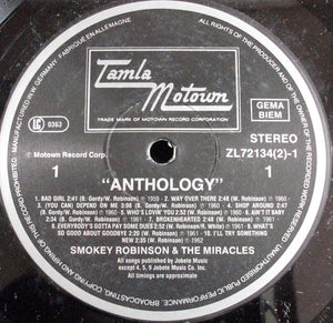 Smokey Robinson & The Miracles* : Anthology (2xLP, Comp, Mono, RE)