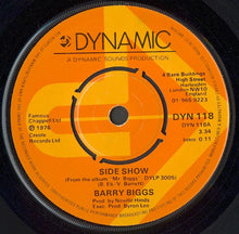 Load image into Gallery viewer, Barry Biggs : Side Show / I&#39;ll Be Back (7&quot;, Single)
