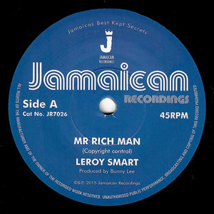Leroy Smart : Mr Rich Man (7", RE)