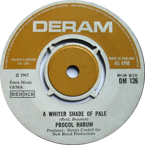 Procol Harum : A Whiter Shade Of Pale (7
