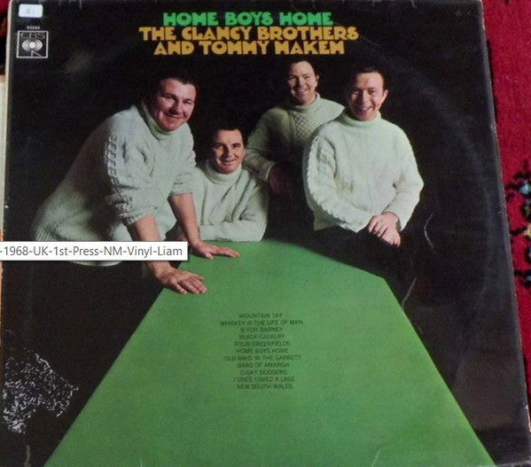 The Clancy Brothers & Tommy Makem : Home Boys Home (LP, Album)