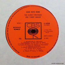 Load image into Gallery viewer, The Clancy Brothers &amp; Tommy Makem : Home Boys Home (LP, Album)
