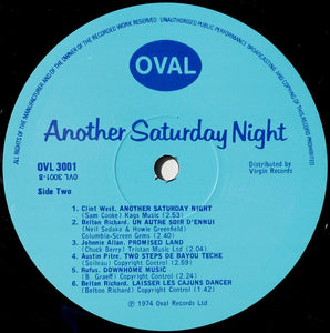 Various : Another Saturday Night (LP, Comp, Mono)