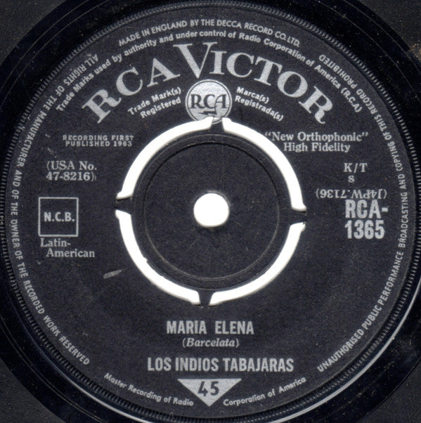 Los Indios Tabajaras : Maria Elena (7