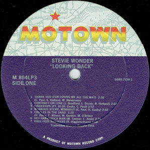 Stevie Wonder : Looking Back (3xLP, Comp, Ltd)