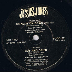 Jesus Jones : Bring It On Down (7", Single)