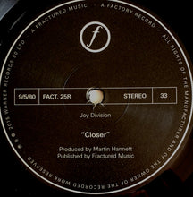 Load image into Gallery viewer, Joy Division : Closer (LP, Album, RE, RM, 180)
