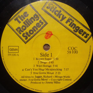 The Rolling Stones : Sticky Fingers (LP, Album, Lar)