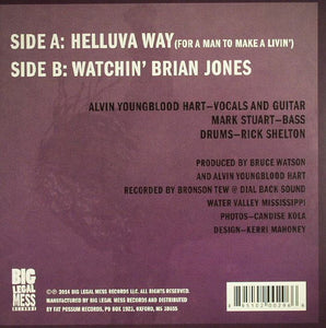 Alvin Youngblood Hart : Helluva Way (7", Single)