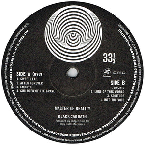 Black Sabbath : Master Of Reality (LP, Album, RE, 180 + CD, Album, RE)