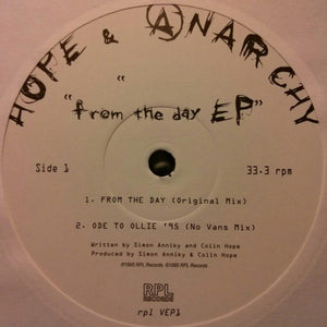 Hope & Anarchy : From The Day EP (12", EP)