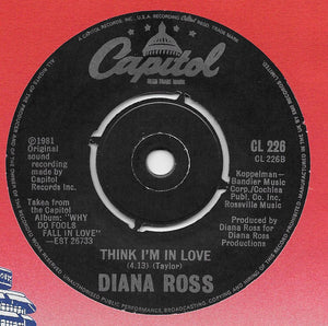Diana Ross : Why Do Fools Fall In Love (7", Single, Pus)