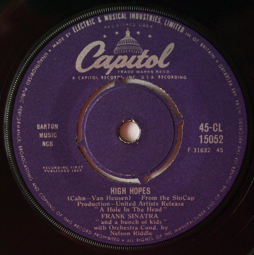 Frank Sinatra : High Hopes / All My Tomorrows (7