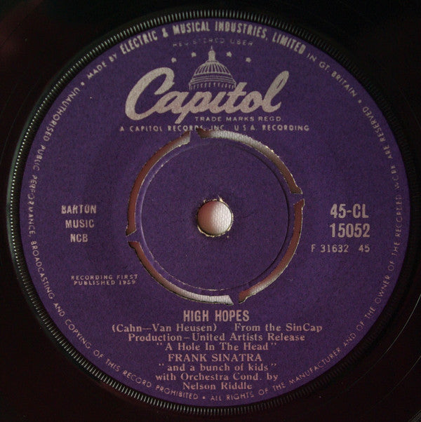 Frank Sinatra : High Hopes / All My Tomorrows (7
