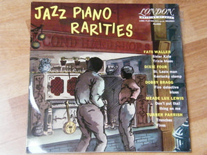 Various : Jazz Piano Rarities (10", Comp, Mono)