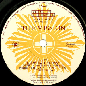 The Mission : Beyond The Pale (7", Single, Pap)