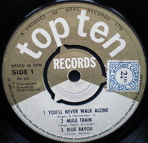 Unknown Artist : Top Ten (7")