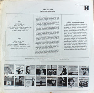 Leroy Van Dyke : I've Never Been Loved (LP, Comp)