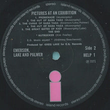 Load image into Gallery viewer, Emerson, Lake &amp; Palmer : Pictures At An Exhibition (LP, Album, Gat)
