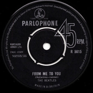 The Beatles : From Me To You (7", Single)