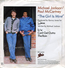 Load image into Gallery viewer, Michael Jackson / Paul McCartney : The Girl Is Mine (7&quot;, Blu)
