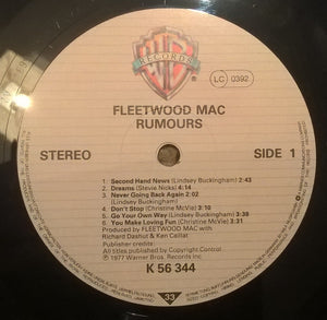 Fleetwood Mac : Rumours (LP, Album, RE, Tex)