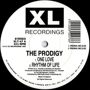The Prodigy : One Love (12", Single, Dam)