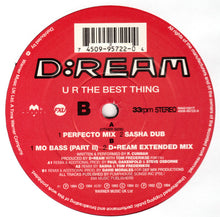 Load image into Gallery viewer, D:Ream : U R The Best Thing (Mixes By D•Ream / Paul Oakenfold / Sasha / David Morales) (12&quot;, Single)

