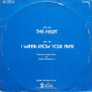 Frank Hooker & Positive People : This Feelin' (12", Single)
