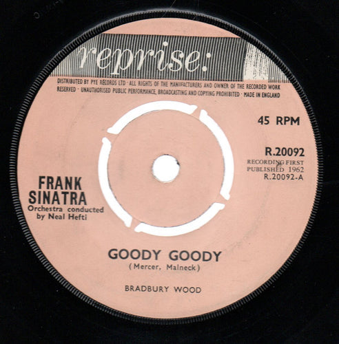 Frank Sinatra : Goody, Goody / Love Is Just Around The Corner (7