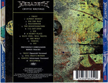 Load image into Gallery viewer, Megadeth : Cryptic Writings (CD, Album, RE, RM)
