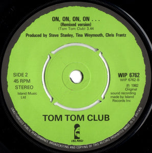 Tom Tom Club : Under The Boardwalk (7", Single)