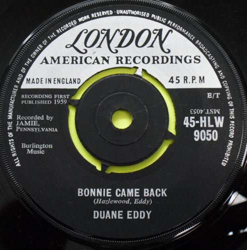 Duane Eddy : Bonnie Came Back (7