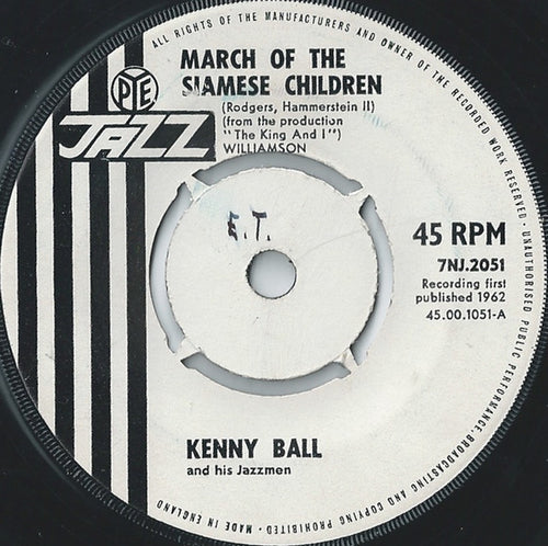 Kenny Ball And His Jazzmen : March Of The Siamese Children (7