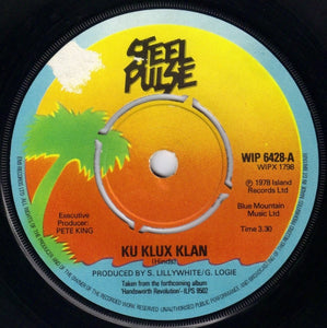 Steel Pulse : Ku Klux Klan (7", Single)