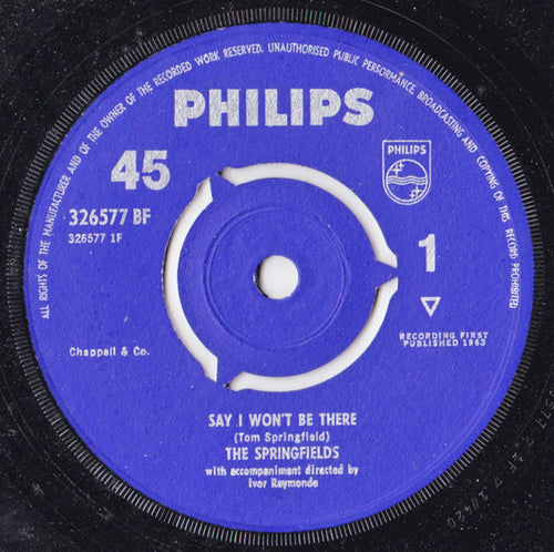 The Springfields : Say I Won't Be There (7