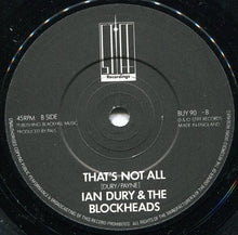 Load image into Gallery viewer, Ian Dury And The Blockheads : I Want To Be Straight (7&quot;, Single)

