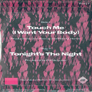 Samantha Fox : Touch Me (I Want Your Body) (7", Single)