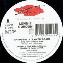 Load image into Gallery viewer, Lonnie Gordon : Happenin&#39; All Over Again (7&quot;, Single, Pap)
