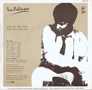 Tom Robinson : War Baby (7", Single)