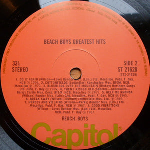 The Beach Boys : Greatest Hits (LP, Comp, RE, Ora)