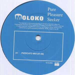 Moloko : Pure Pleasure Seeker (12", Promo)