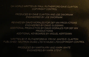 Paul Rutherford : Oh World (Remix) (12", Single)