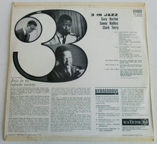 Load image into Gallery viewer, Gary Burton / Sonny Rollins / Clark Terry : 3 In Jazz (LP, Album)
