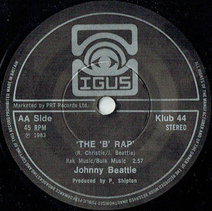 Johnny Beattie : The Glasgow Rap / The 'B' Rap (7")