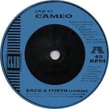 Load image into Gallery viewer, Cameo : Back &amp; Forth (7&quot;, Single, Blu)
