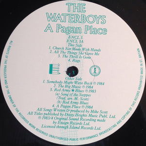 The Waterboys : A Pagan Place (LP, Album, EMI)